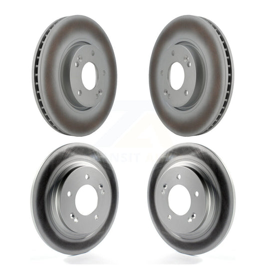 [Avant + Arrière] Kit de disque (revêtu) de frein pour Kia Optima Hyundai Sonata Soul EV KG-101023