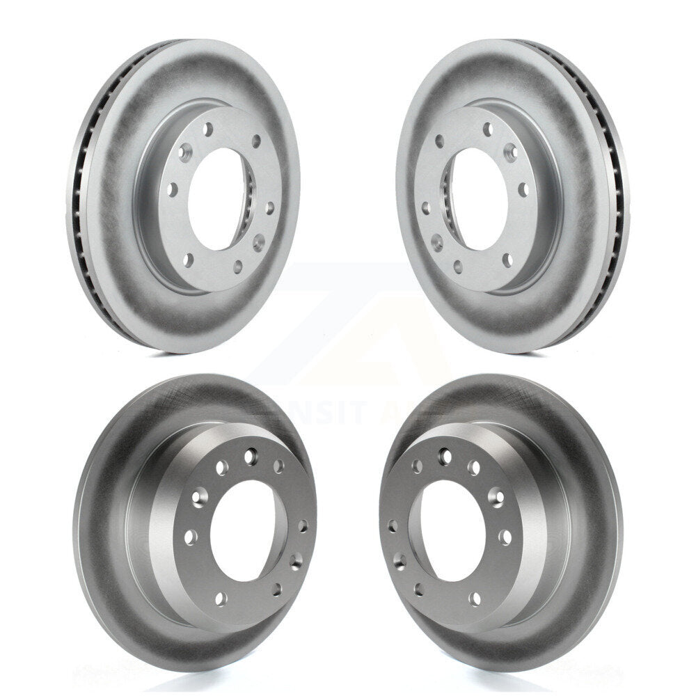 [Avant + Arrière] Kit de disque (revêtu) de frein pour Kia Sedona Hyundai Entourage KG-101025