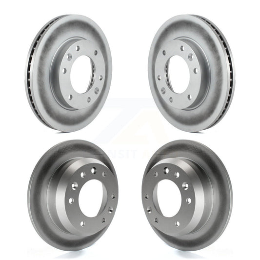 [Avant + Arrière] Kit de disque (revêtu) de frein pour Kia Sedona Hyundai Entourage KG-101025