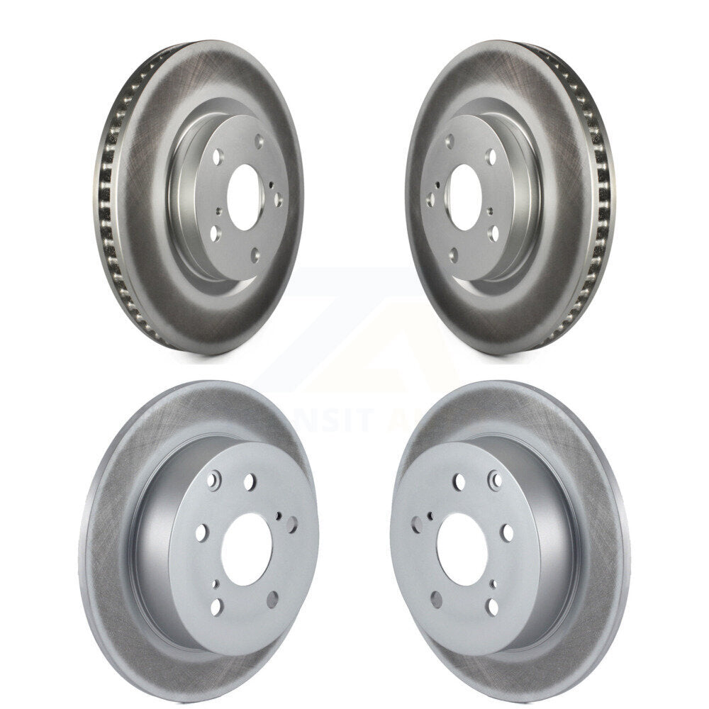 [Avant + Arrière] Kit de disque (revêtu) de frein pour Toyota Matrix Pontiac Vibe KG-101026