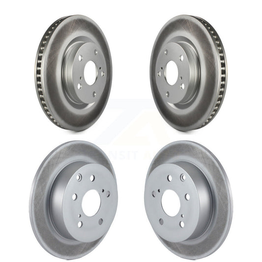 [Avant + Arrière] Kit de disque (revêtu) de frein pour Toyota Matrix Pontiac Vibe KG-101026