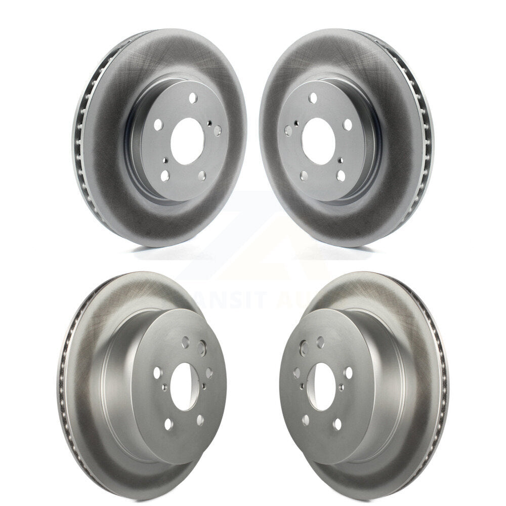 [Avant + Arrière] Kit de disque (revêtu) de frein pour 2010-2013 Lexus IS250 C Vehicles Built Canadian Market KG-101039