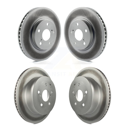 [Avant + Arrière] Kit de disque (revêtu) de frein pour 2010-2013 Lexus IS250 C Vehicles Built Canadian Market KG-101039