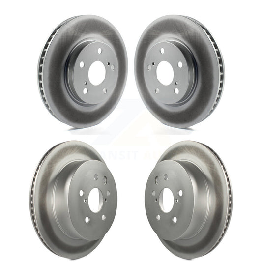 [Avant + Arrière] Kit de disque (revêtu) de frein pour 2010-2013 Lexus IS250 C Vehicles Built Canadian Market KG-101039