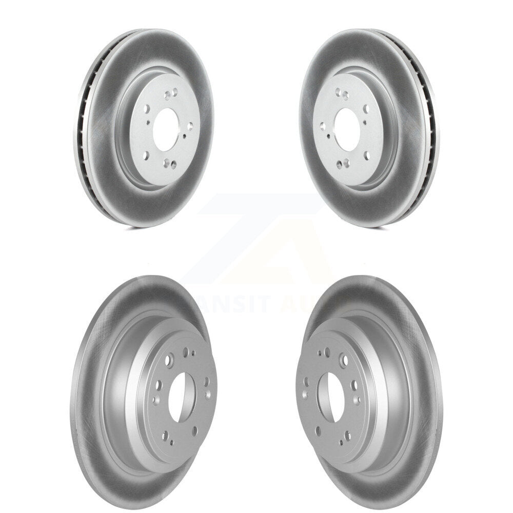 [Avant + Arrière] Kit de disque (revêtu) de frein pour Honda Crosstour Accord KG-101044