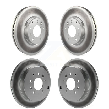[Avant + Arrière] Kit de disque (revêtu) de frein pour Ford Edge Mazda CX-7 Lincoln MKX KG-101046