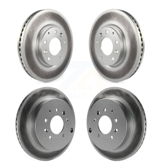 [Avant + Arrière] Kit de disque (revêtu) de frein pour Ford Edge Mazda CX-7 Lincoln MKX KG-101046