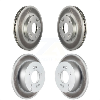 [Avant + Arrière] Kit de disque (revêtu) de frein pour 2007-2009 Kia Rondo KG-101065 par Genius