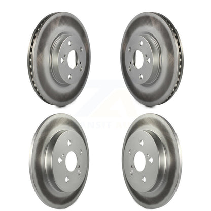 [Avant + Arrière] Kit de disque (revêtu) de frein pour Toyota Corolla Matrix Pontiac Vibe KG-101076