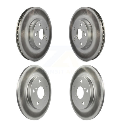 [Avant + Arrière] Kit de disque (revêtu) de frein pour 2014 Toyota Matrix avec 279mm Diameter Rotor KG-101077