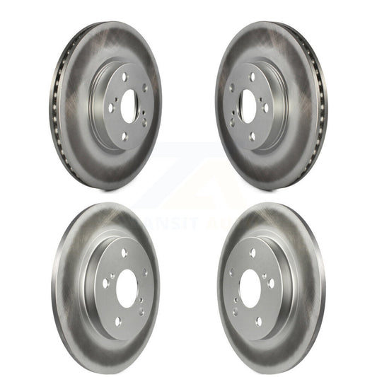 [Avant + Arrière] Kit de disque (revêtu) de frein pour 2014 Toyota Matrix avec 279mm Diameter Rotor KG-101077