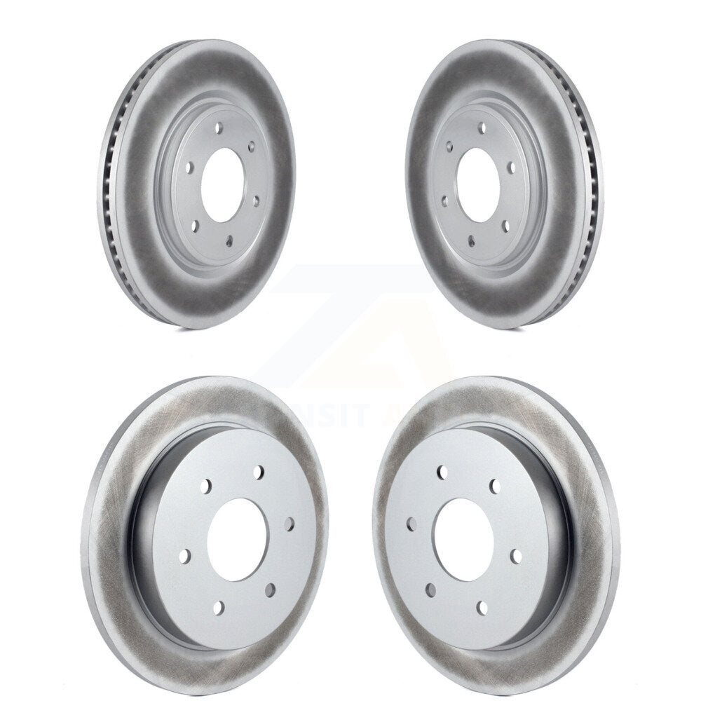 [Avant + Arrière] Kit de disque (revêtu) de frein pour Nissan Armada TITAN INFINITI QX56 KG-101078