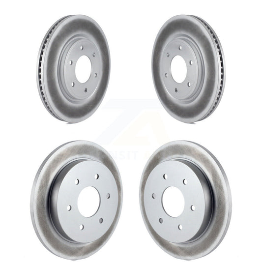 [Avant + Arrière] Kit de disque (revêtu) de frein pour Nissan Armada TITAN INFINITI QX56 KG-101078