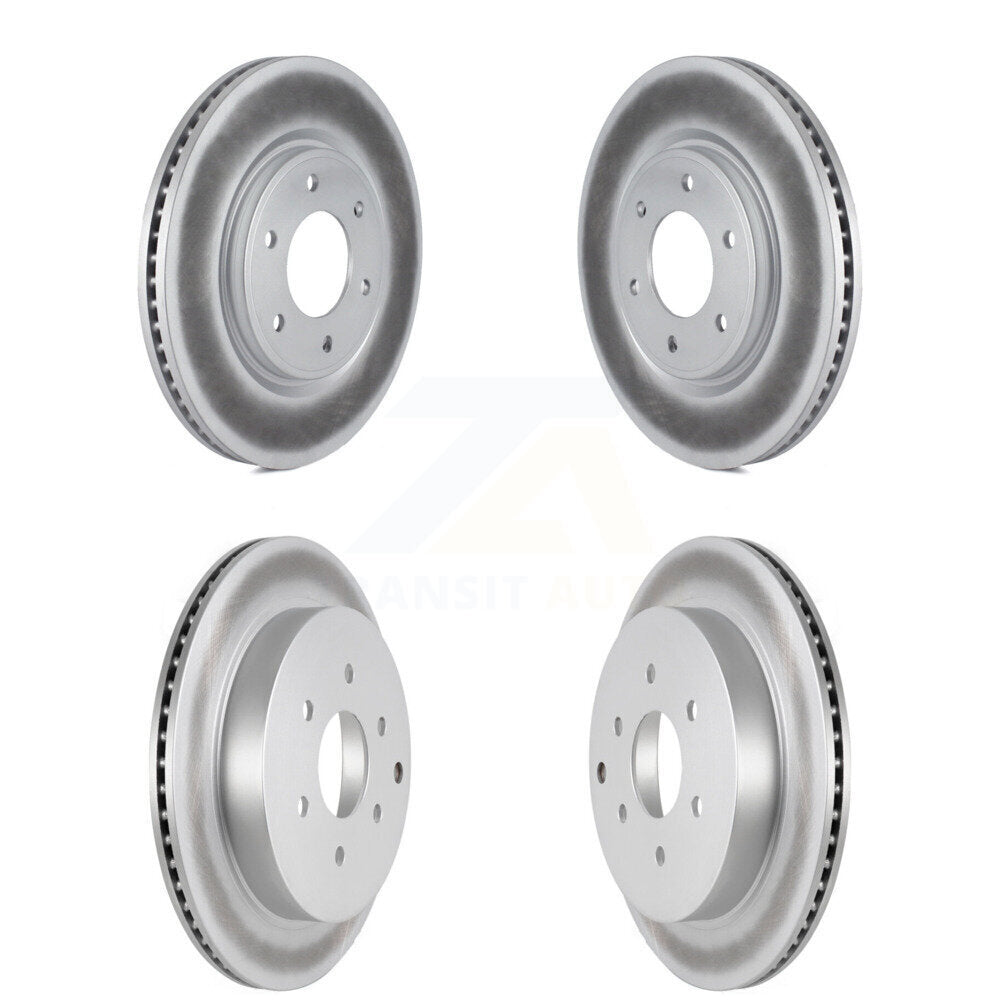 [Avant + Arrière] Kit de disque (revêtu) de frein pour INFINITI Nissan Armada QX80 QX56 KG-101079