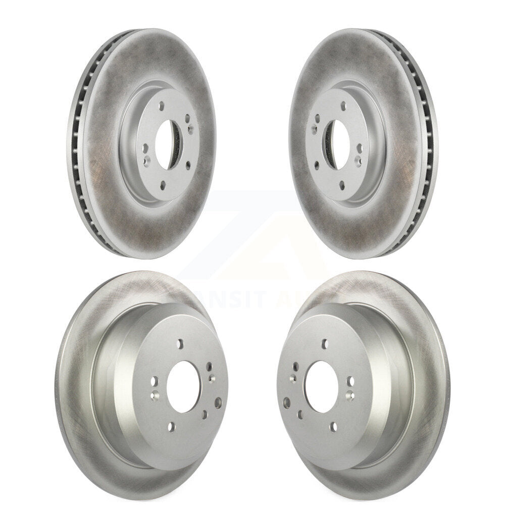 [Avant + Arrière] Kit de disque (revêtu) de frein pour 2007-2012 Hyundai Veracruz KG-101080