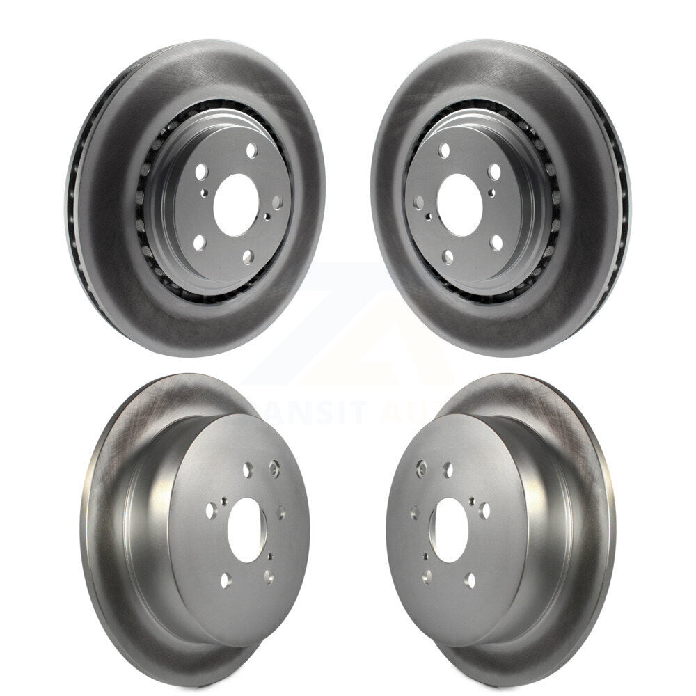 [Avant + Arrière] Kit de disque (revêtu) de frein pour Toyota Highlander Sienna Lexus RX350 RX450h KG-101082