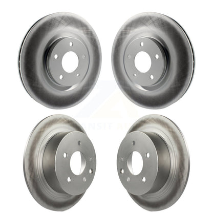 [Avant + Arrière] Kit de disque (revêtu) de frein pour 2007-2012 Nissan Sentra SE-R Spec V KG-101086