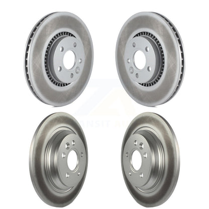 [Avant + Arrière] Kit de disque (revêtu) de frein pour Volvo S60 V60 Cross Country V70 KG-101088