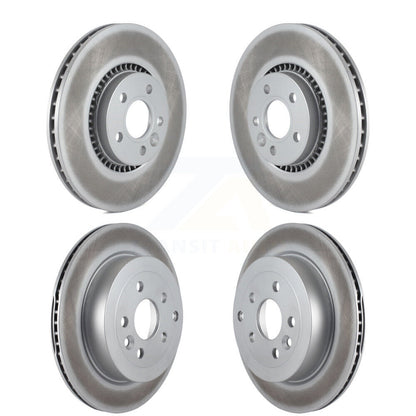 [Avant + Arrière] Kit de disque (revêtu) de frein pour 2008-2012 Land Rover LR2 KG-101089