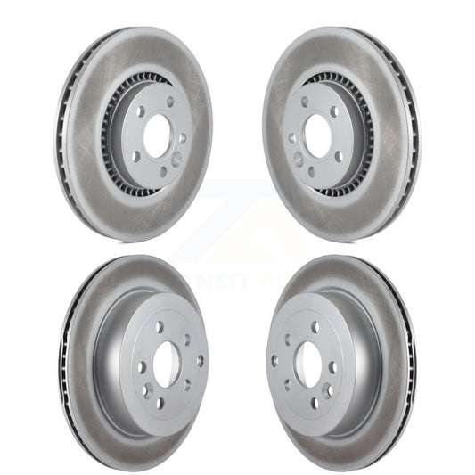 [Avant + Arrière] Kit de disque (revêtu) de frein pour 2008-2012 Land Rover LR2 KG-101089