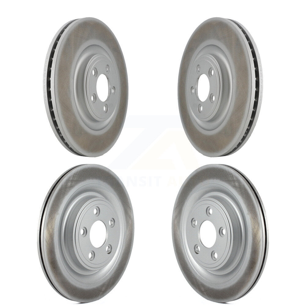 [Avant + Arrière] Kit de disque (revêtu) de frein pour Jaguar XF XJ S-Type XK XKR XJR Super V8 KG-101091