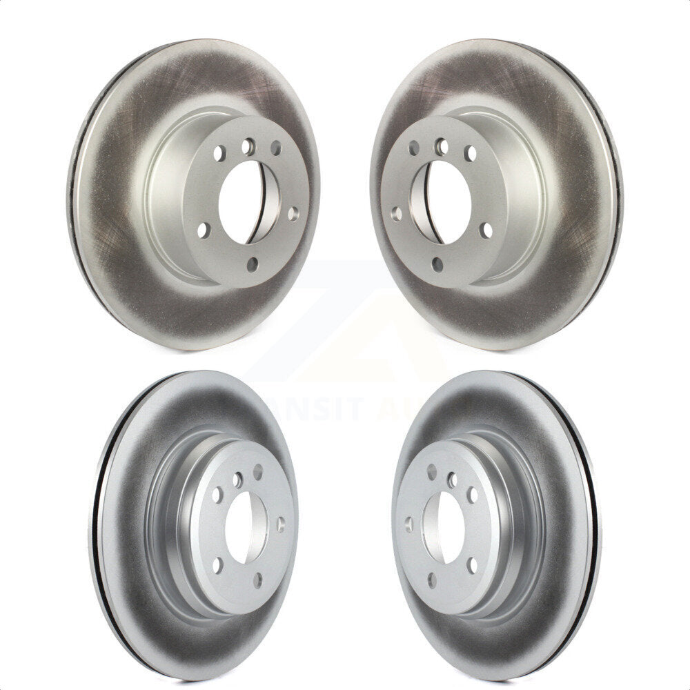 [Avant + Arrière] Kit de disque (revêtu) de frein pour BMW 330i xDrive 430i sans Blue Painted Calipers KG-101095 par Genius