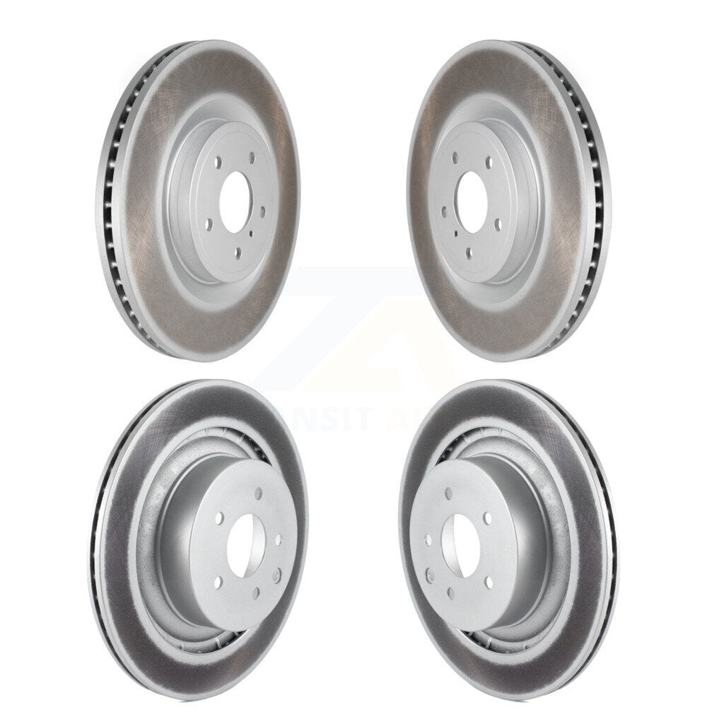 [Avant + Arrière] Kit de disque (revêtu) de frein pour INFINITI G37 Nissan 370Z Q60 Z KG-101099