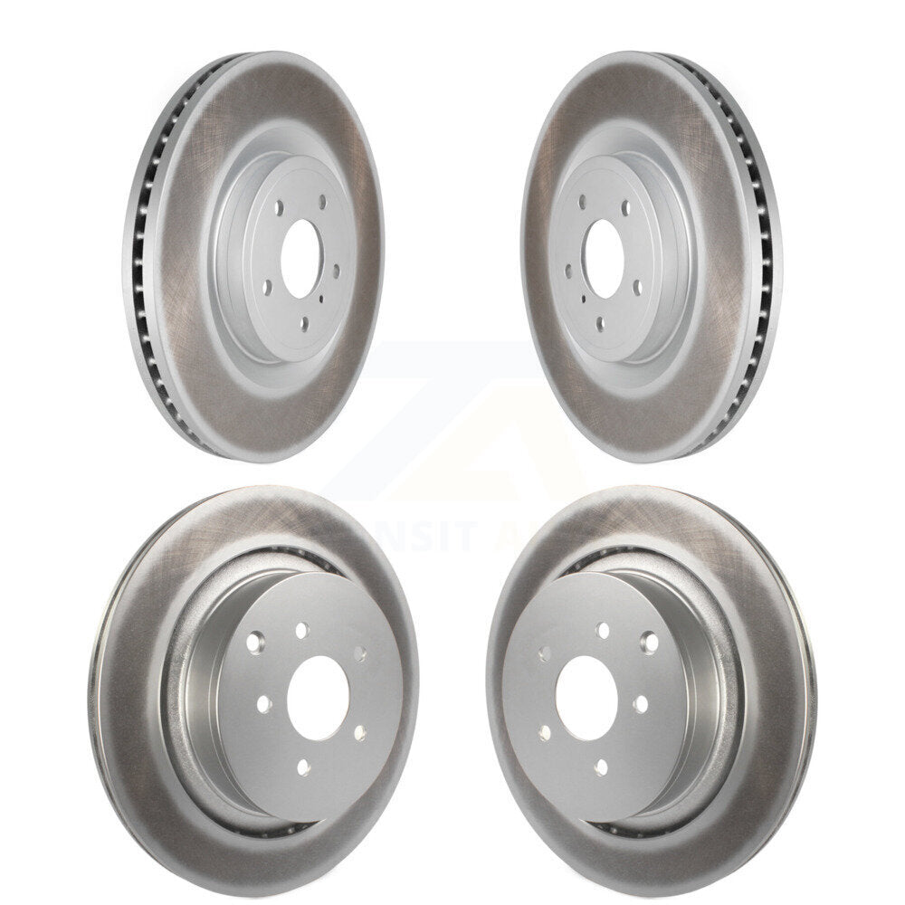 [Avant + Arrière] Kit de disque (revêtu) de frein pour INFINITI Q50 M37 Q60 Q70 Q70L QX70 M56 FX50 KG-101100
