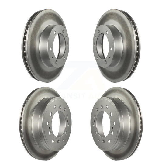 [Avant + Arrière] Kit de disque (revêtu) de frein pour 2010-2014 Toyota FJ Cruiser KG-101103