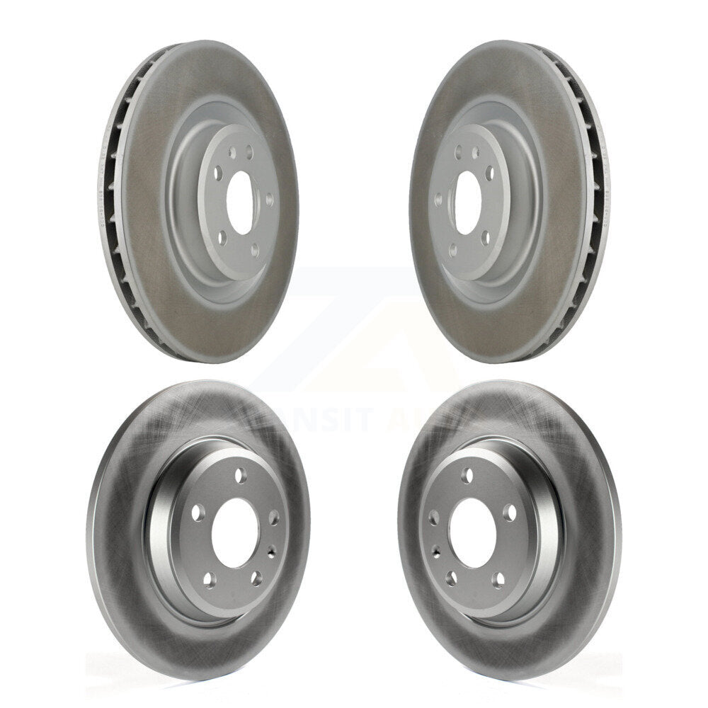 [Avant + Arrière] Kit de disque (revêtu) de frein pour Audi Q5 A6 avec 345mm Diameter Rotor KG-101105