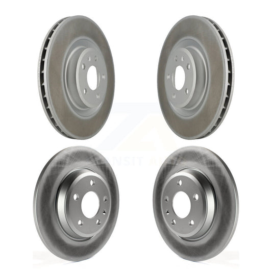[Avant + Arrière] Kit de disque (revêtu) de frein pour Audi Q5 A6 avec 345mm Diameter Rotor KG-101105