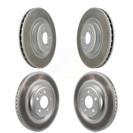 [Avant + Arrière] Kit de disque (revêtu) de frein pour Audi Q5 Porsche Macan A6 Quattro S4 S5 A7 KG-101106