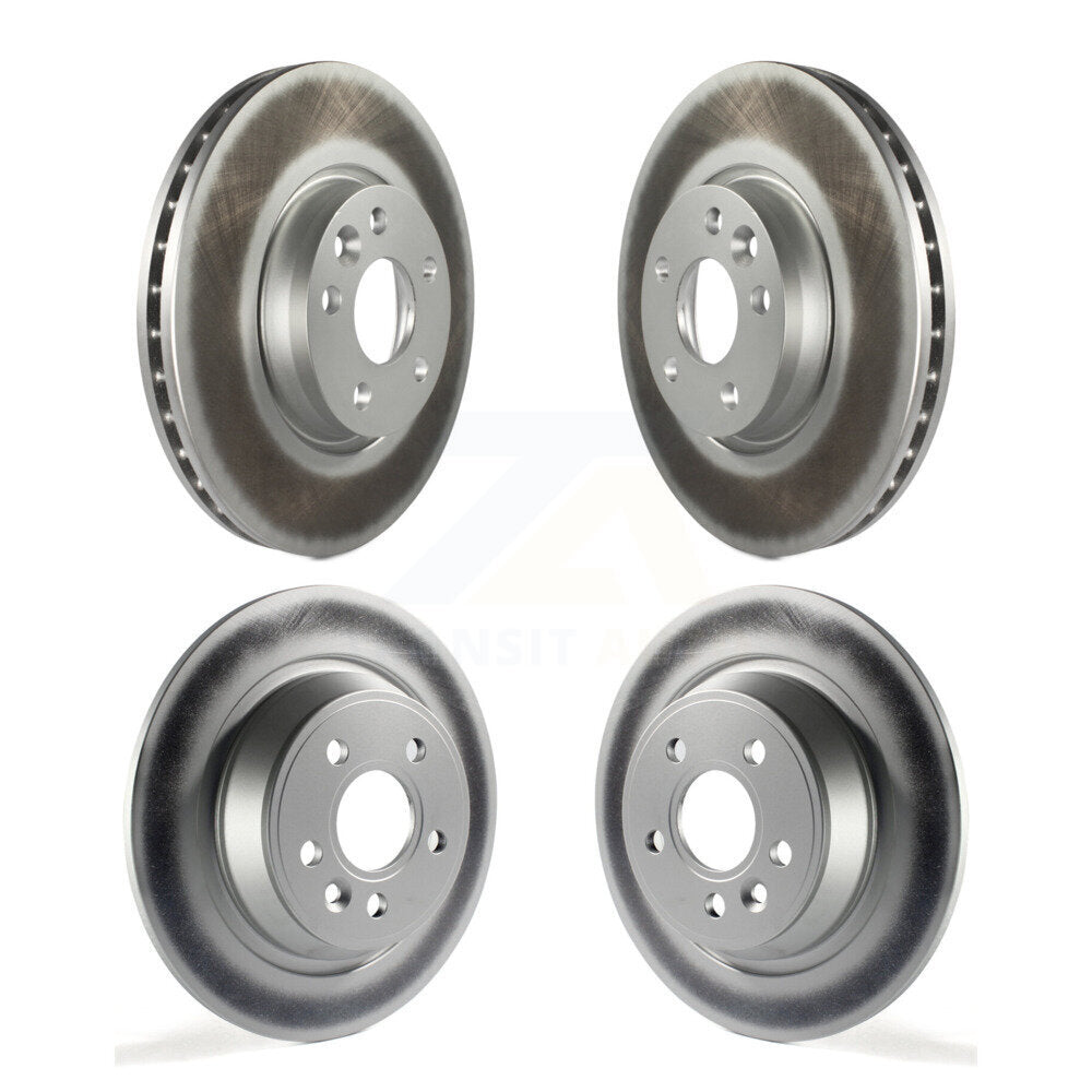 [Avant + Arrière] Kit de disque (revêtu) de frein pour 2012-2015 Land Rover Range Evoque KG-101113