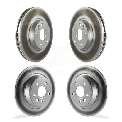 [Avant + Arrière] Kit de disque (revêtu) de frein pour 2012-2015 Land Rover Range Evoque KG-101113