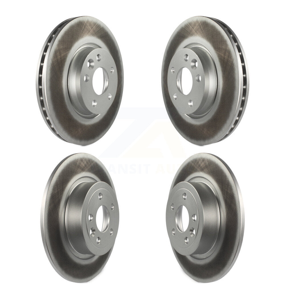 [Avant + Arrière] Kit de disque (revêtu) de frein pour 2016-2017 Land Rover Range Evoque avec 300mm Diameter Rotor KG-101114