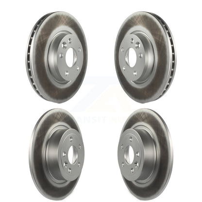 [Avant + Arrière] Kit de disque (revêtu) de frein pour 2016-2017 Land Rover Range Evoque avec 300mm Diameter Rotor KG-101114