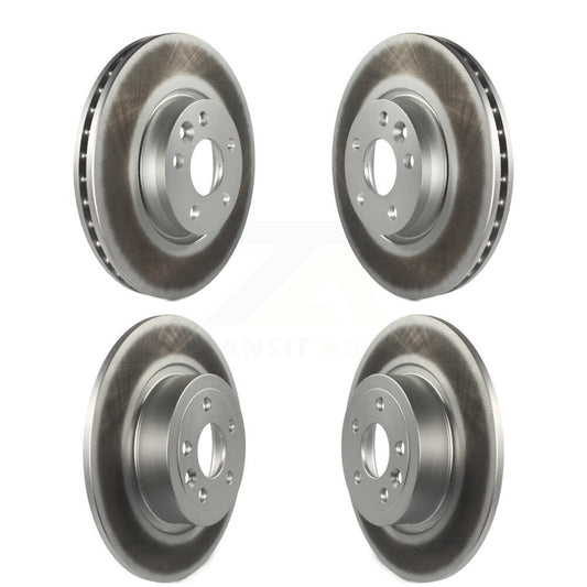 [Avant + Arrière] Kit de disque (revêtu) de frein pour 2016-2017 Land Rover Range Evoque avec 300mm Diameter Rotor KG-101114