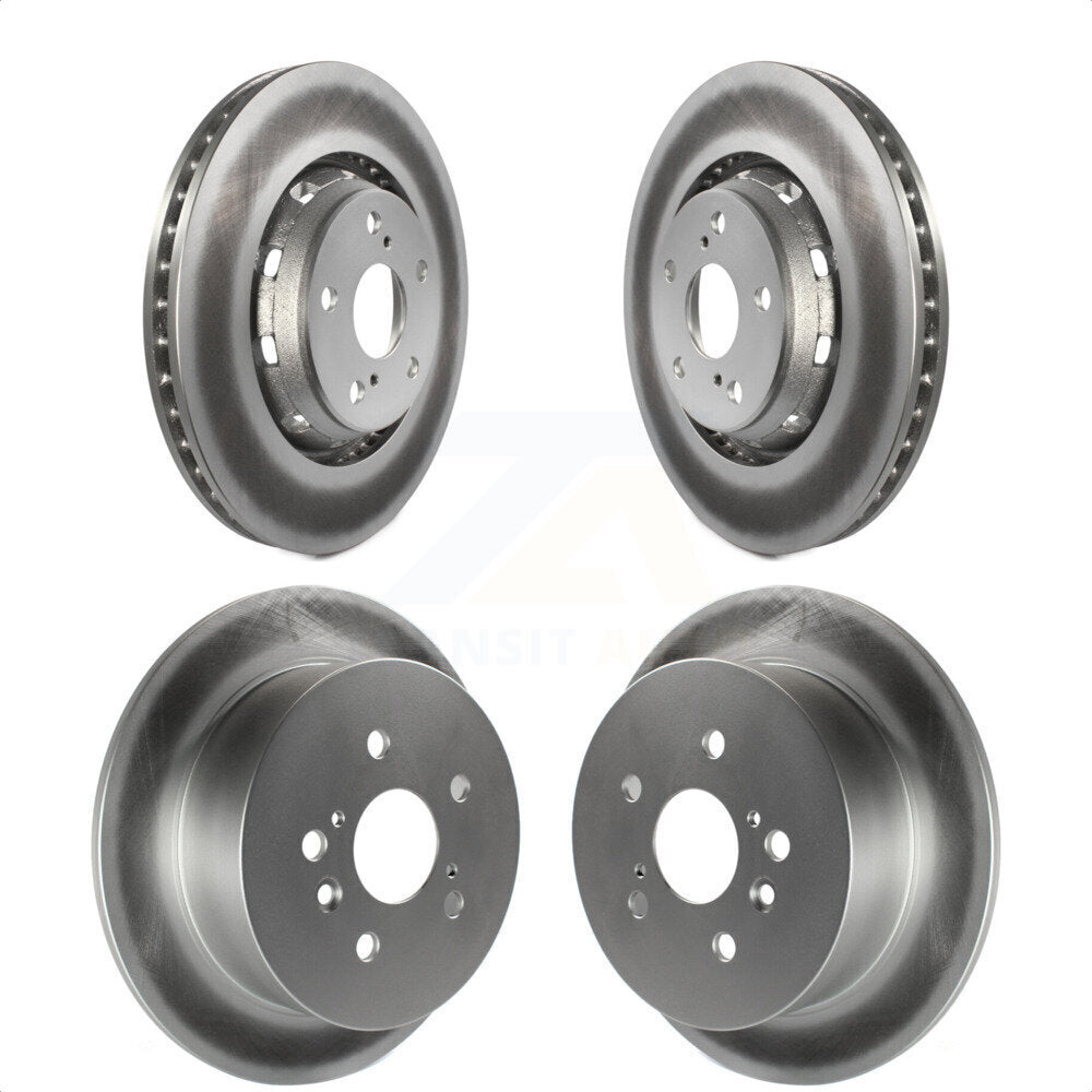 [Avant + Arrière] Kit de disque (revêtu) de frein pour 2009-2016 Toyota Venza KG-101115 par Genius