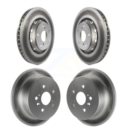 [Avant + Arrière] Kit de disque (revêtu) de frein pour 2009-2016 Toyota Venza KG-101115 par Genius