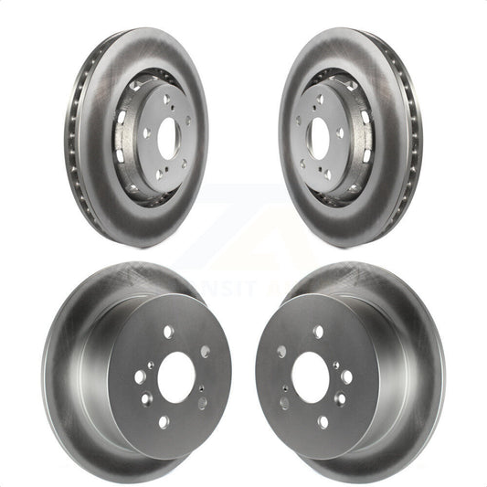 [Avant + Arrière] Kit de disque (revêtu) de frein pour 2009-2016 Toyota Venza KG-101115 par Genius