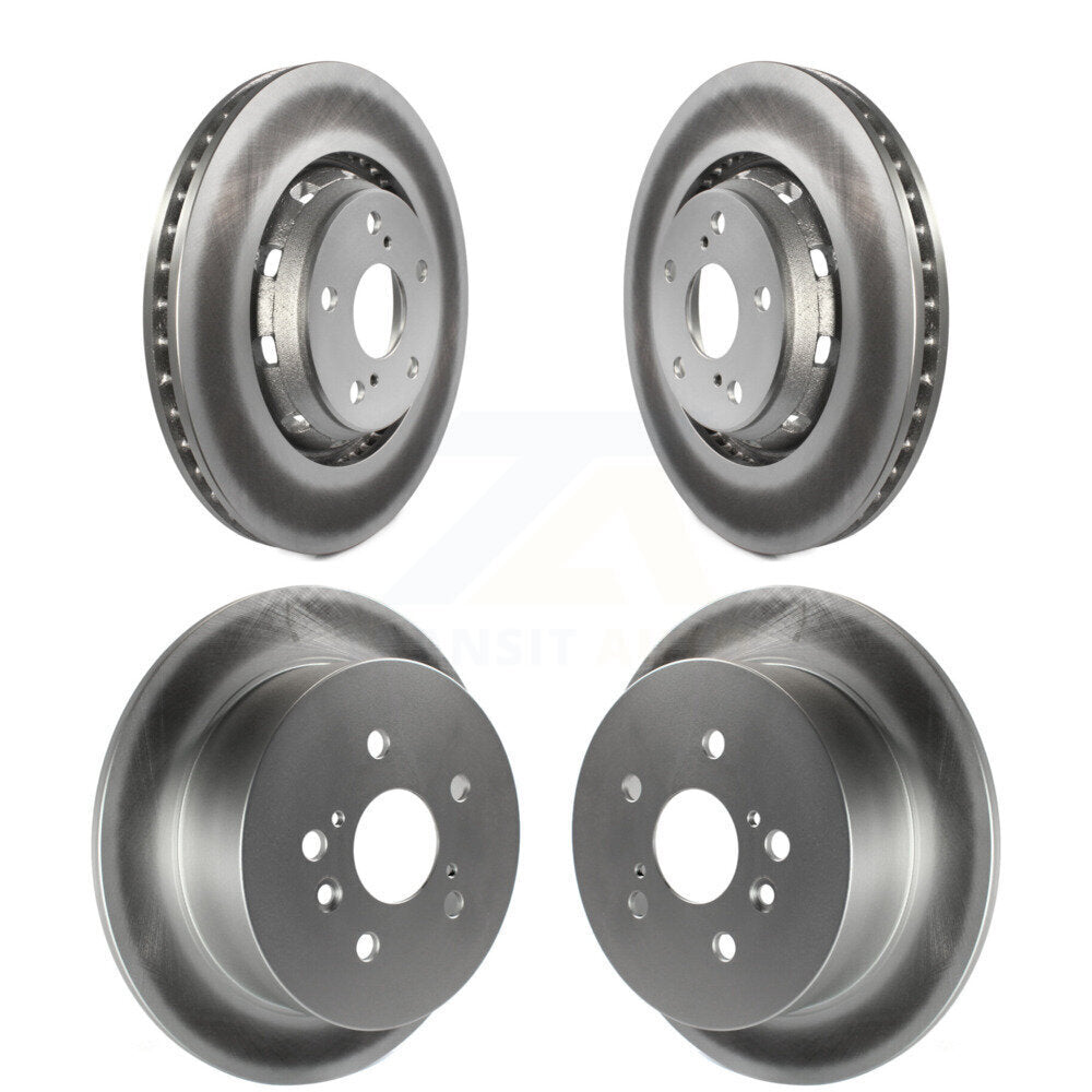 [Avant + Arrière] Kit de disque (revêtu) de frein pour 2009-2016 Toyota Venza KG-101115