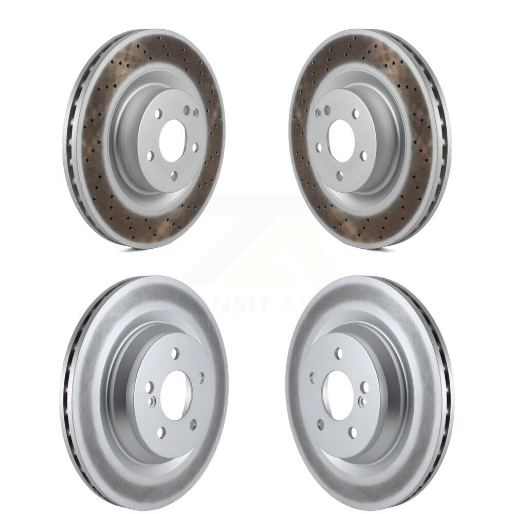 [Avant + Arrière] Kit de disque (revêtu) de frein pour Mercedes-Benz S550 SL550 CL550 S600 S400 S350 CL600 S450 KG-101118