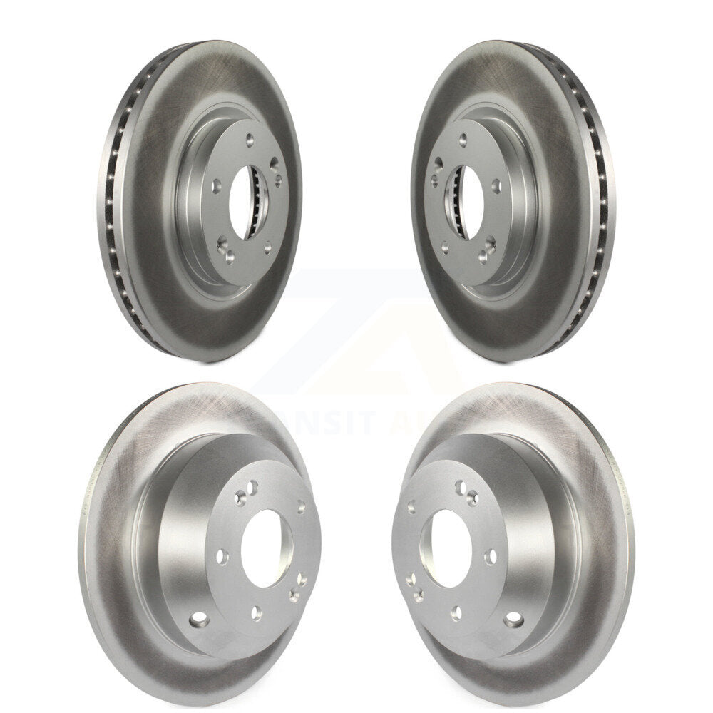 [Avant + Arrière] Kit de disque (revêtu) de frein pour Kia Sorento Hyundai Santa Fe KG-101125