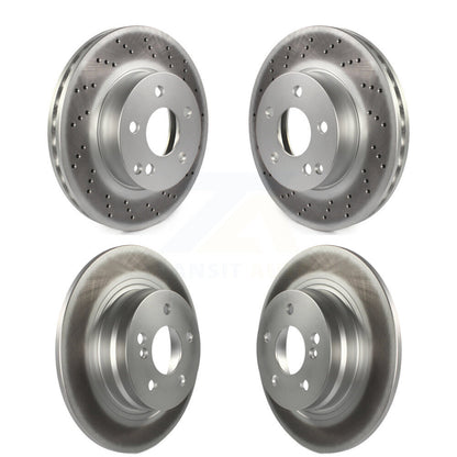 [Avant + Arrière] Kit de disque (revêtu) de frein pour Mercedes-Benz C300 C250 C230 KG-101129