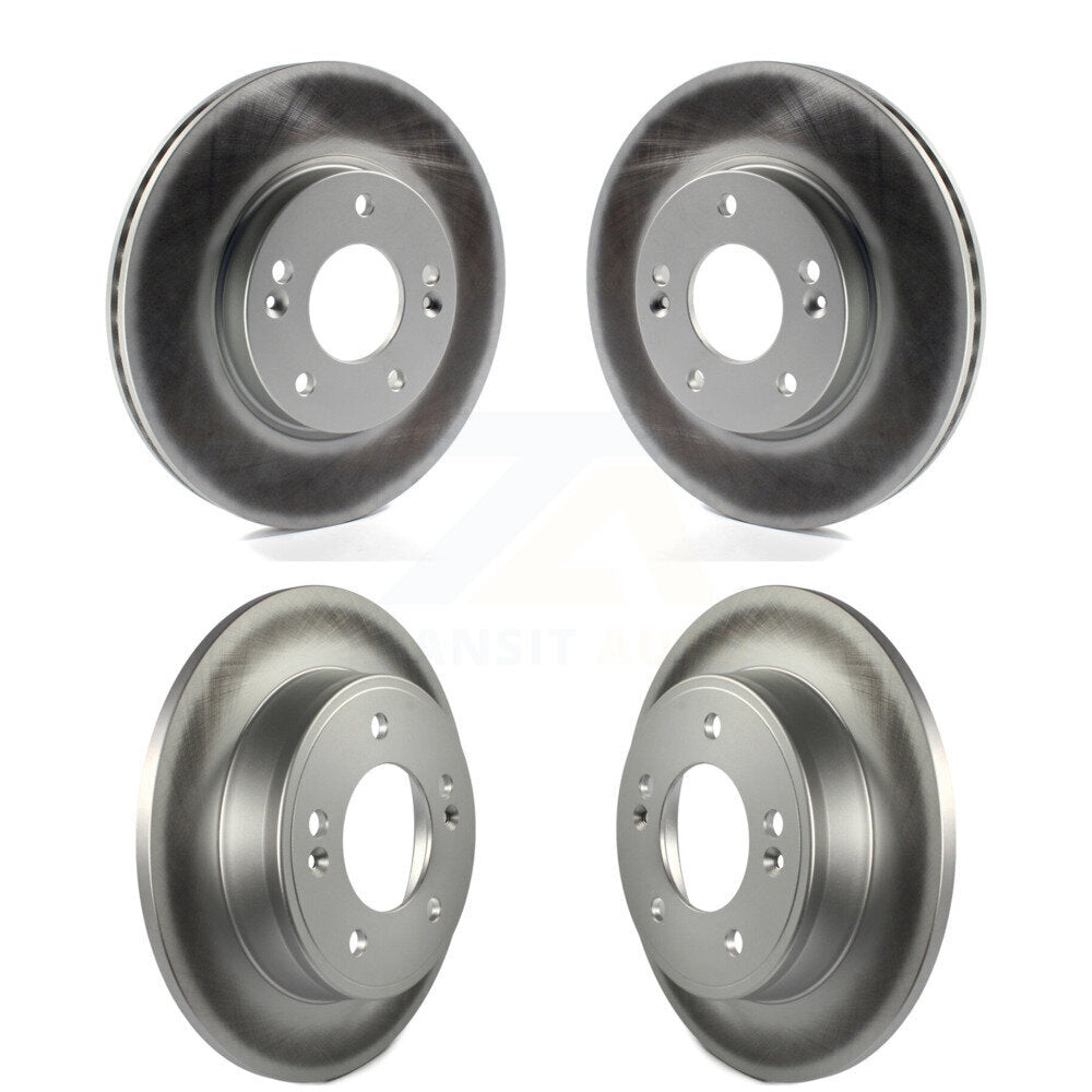 [Avant + Arrière] Kit de disque (revêtu) de frein pour Hyundai Elantra Kia Soul Forte Veloster GT Kona Forte5 Coupe Koup Venue Seltos KG-101140