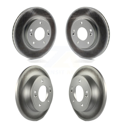 [Avant + Arrière] Kit de disque (revêtu) de frein pour Hyundai Elantra Kia Soul Forte Veloster GT Kona Forte5 Coupe Koup Venue Seltos KG-101140