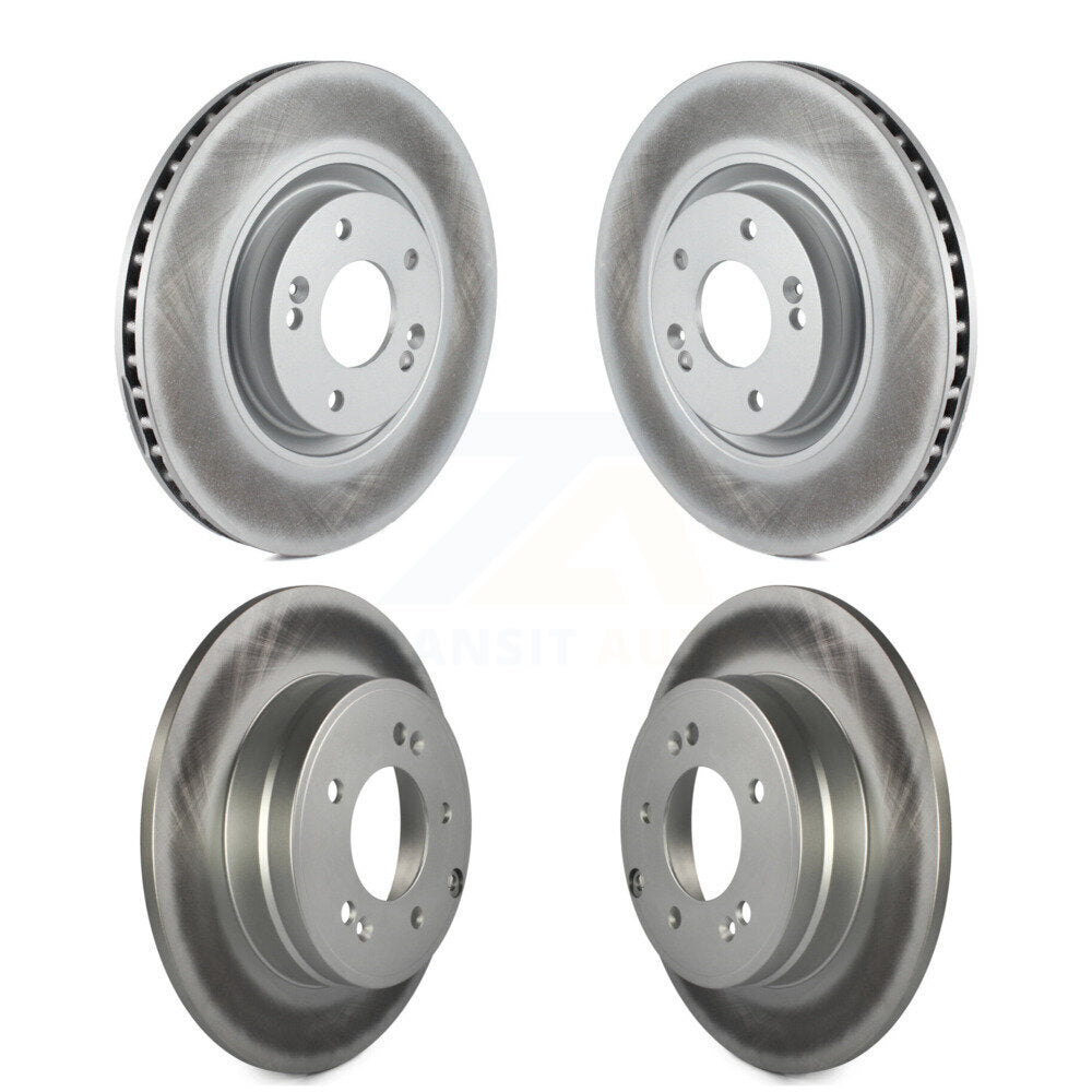 [Avant + Arrière] Kit de disque (revêtu) de frein pour Kia Optima Hyundai Tucson Azera Cadenza KG-101143
