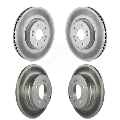 [Avant + Arrière] Kit de disque (revêtu) de frein pour Kia Optima Hyundai Tucson Azera Cadenza KG-101143
