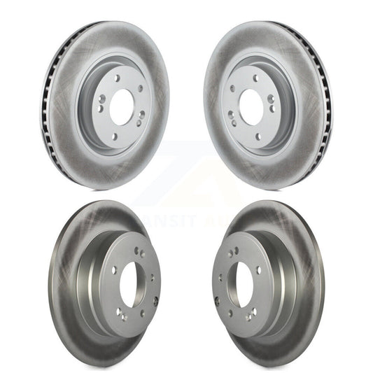 [Avant + Arrière] Kit de disque (revêtu) de frein pour Kia Optima Hyundai Tucson Azera Cadenza KG-101143