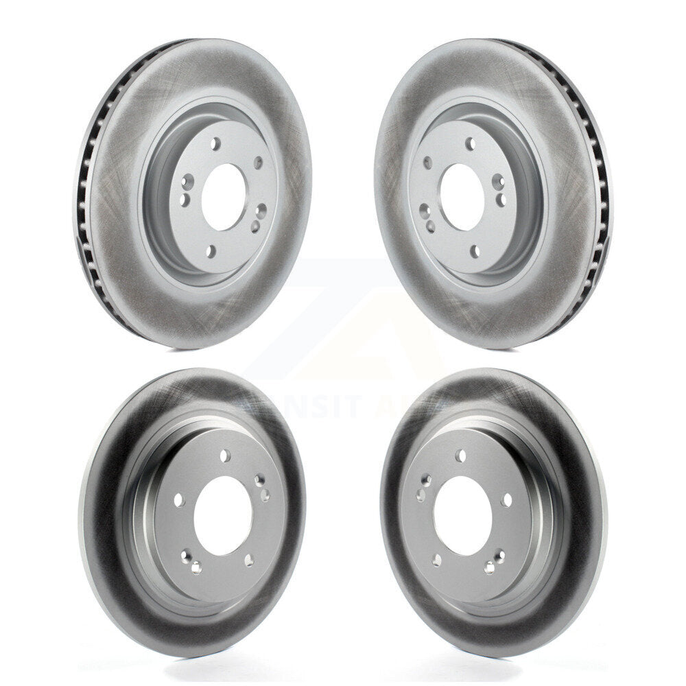 [Avant + Arrière] Kit de disque (revêtu) de frein pour Kia Optima Hyundai Sonata Cadenza Azera KG-101145